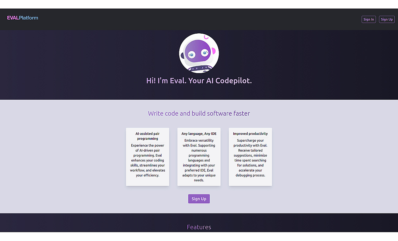 Eval screenshot