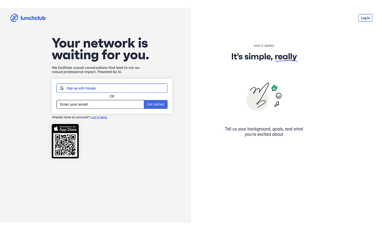 Lunchclub screenshot