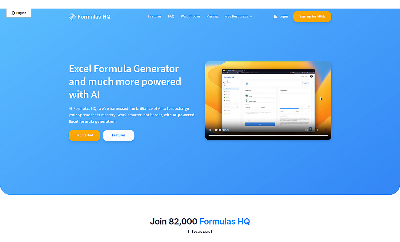 Formulas HQ screenshot