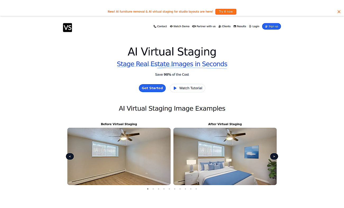 VirtualStagingAI screenshot