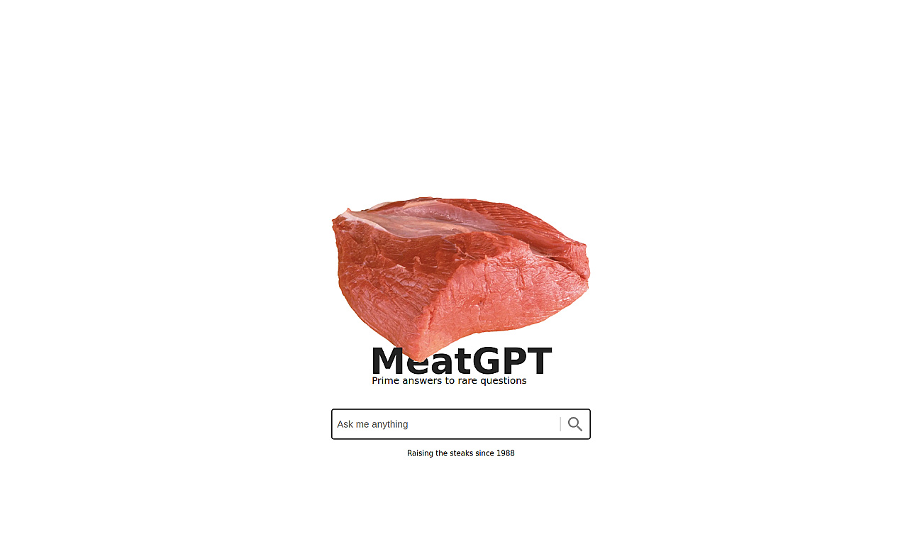 MeatGPT screenshot