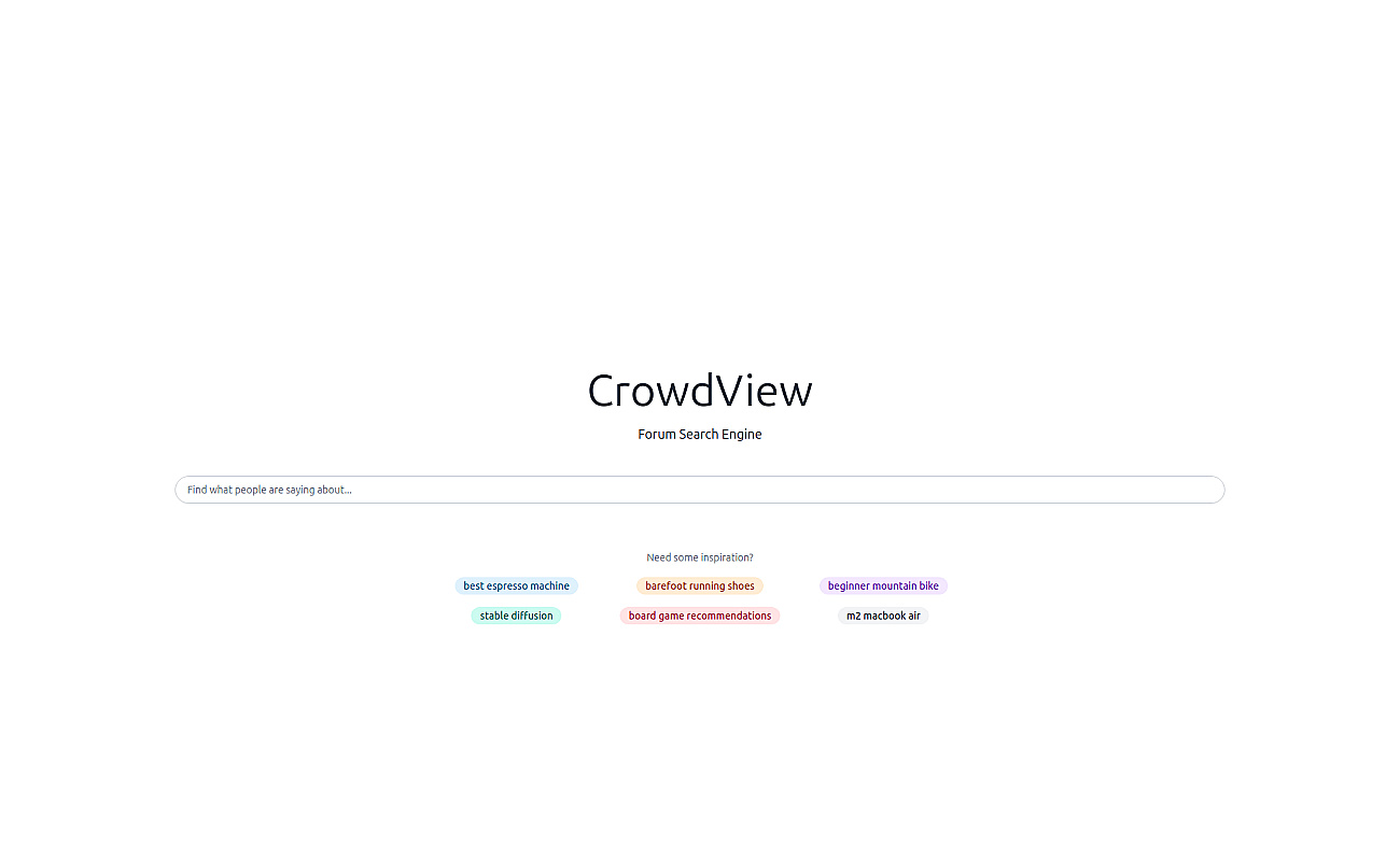 CrowdView screenshot