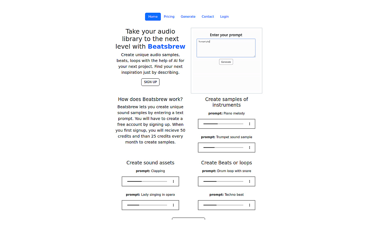 Beatsbrew screenshot