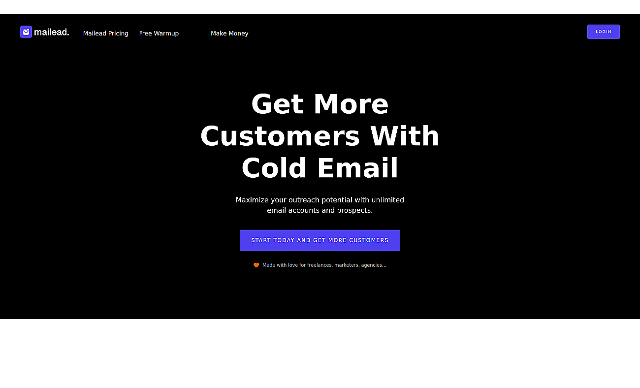 Mailead screenshot