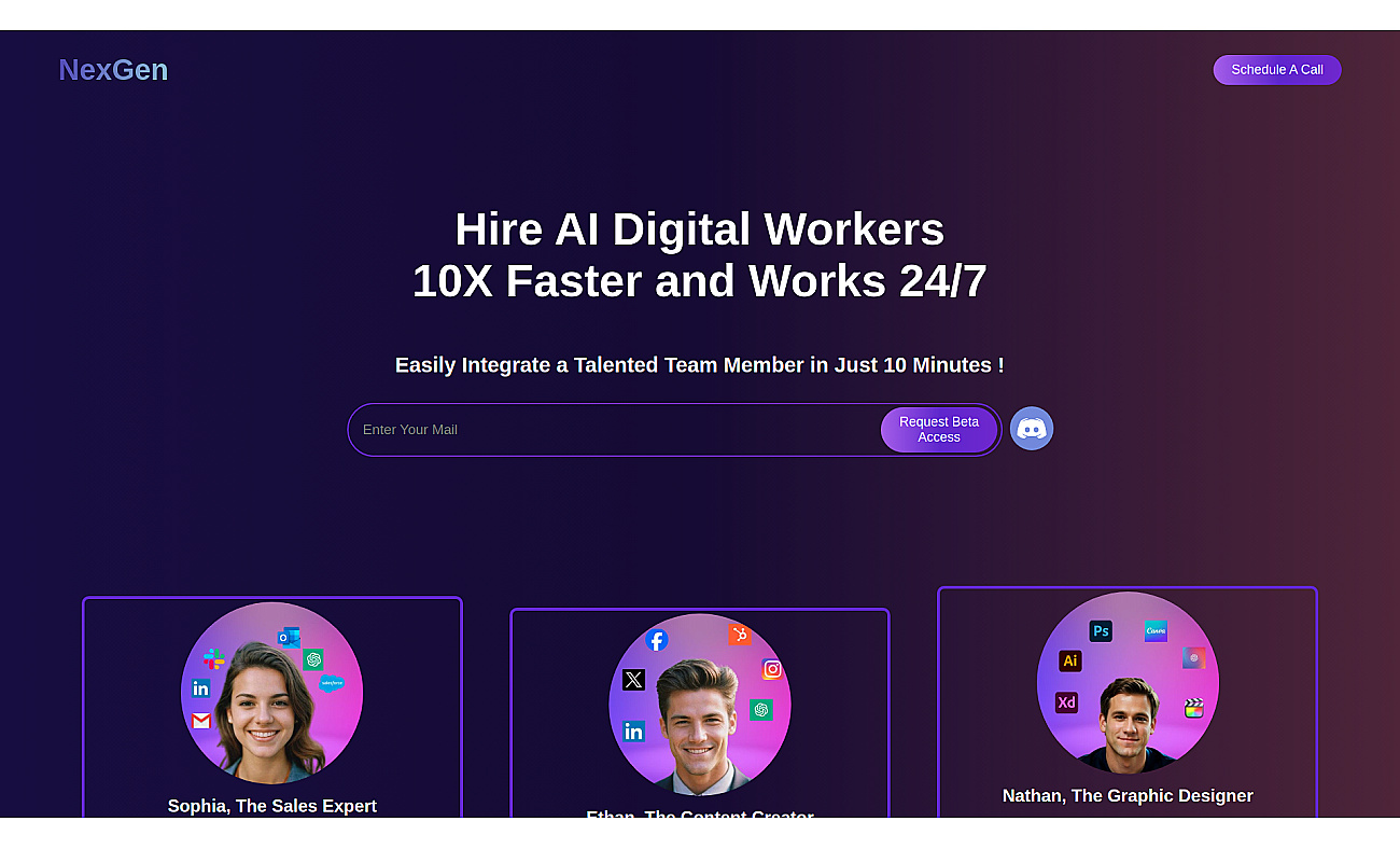 NexGenTeam screenshot
