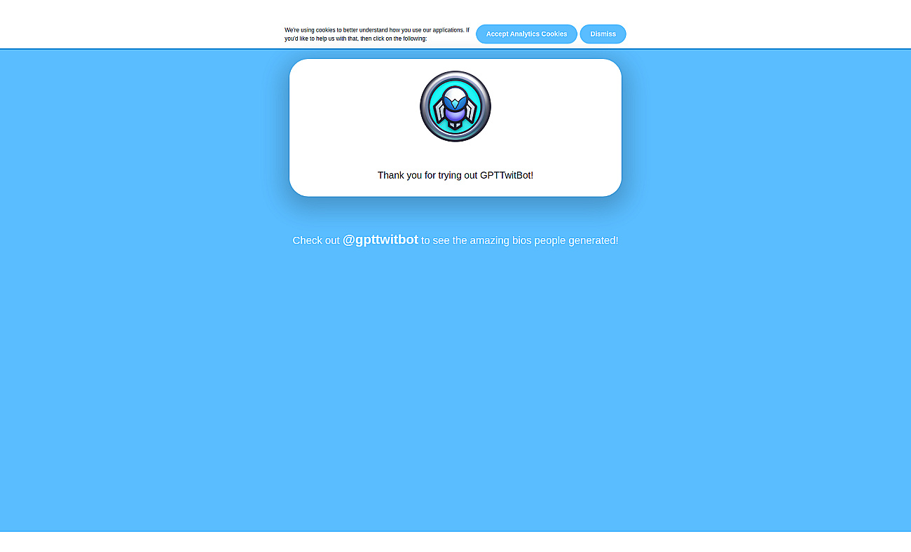 Gpt twit-bot screenshot