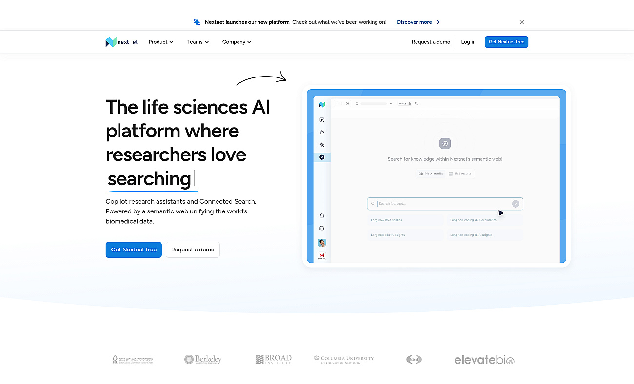 NExTNet screenshot
