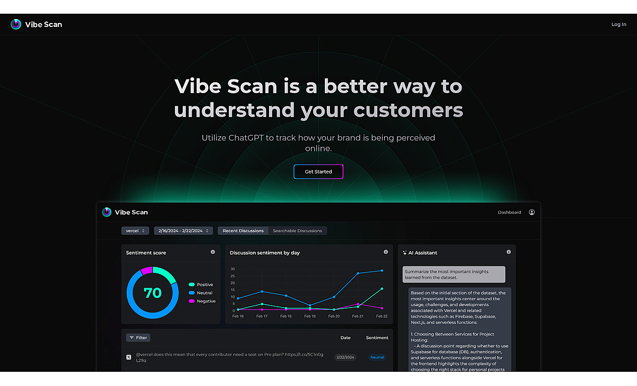 Vibe Scan screenshot