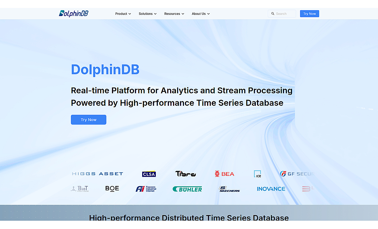 DolphinDB screenshot
