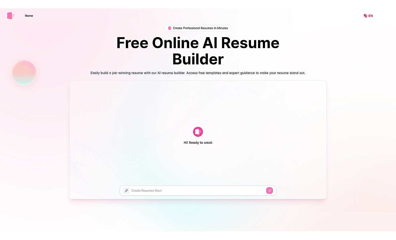 AIResumeBuilder.me screenshot