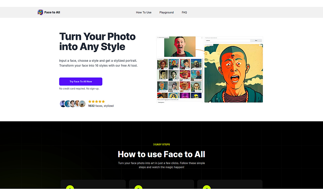 Face to All screenshot