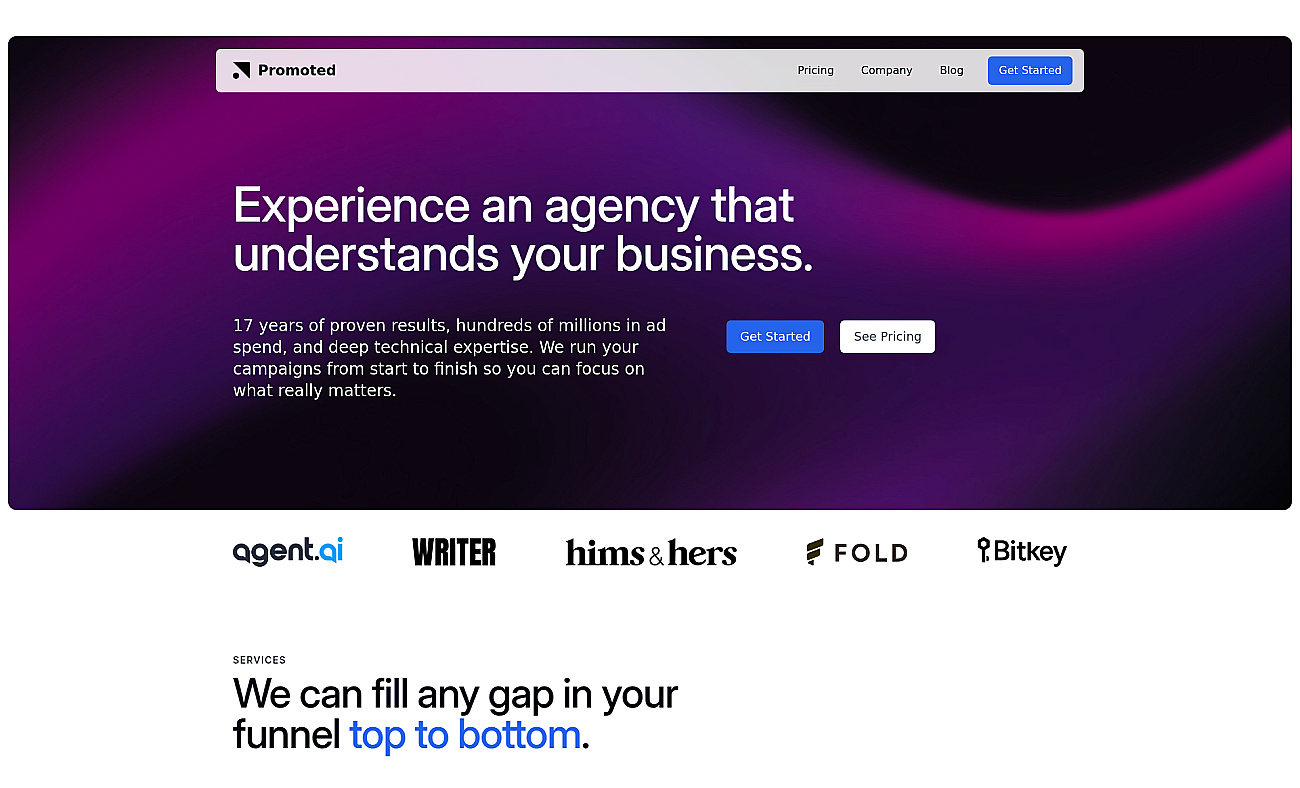 Promoted screenshot