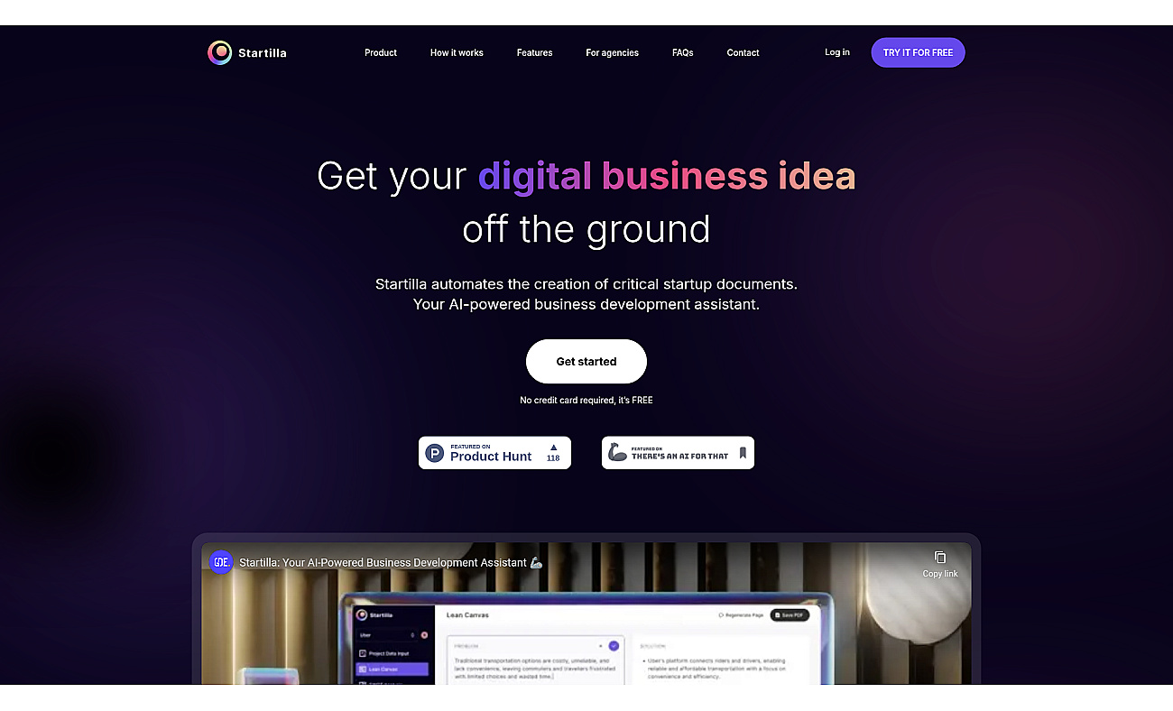 Startilla screenshot