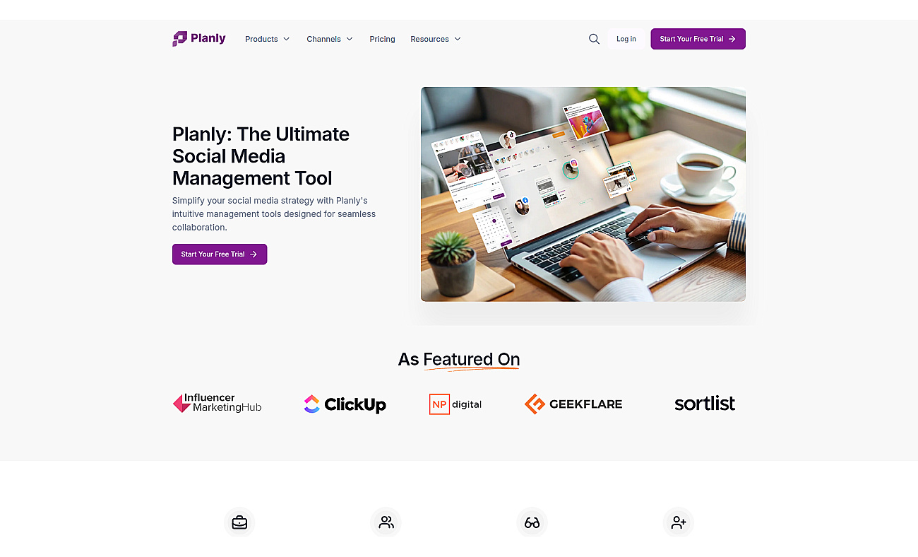 Planly.com screenshot