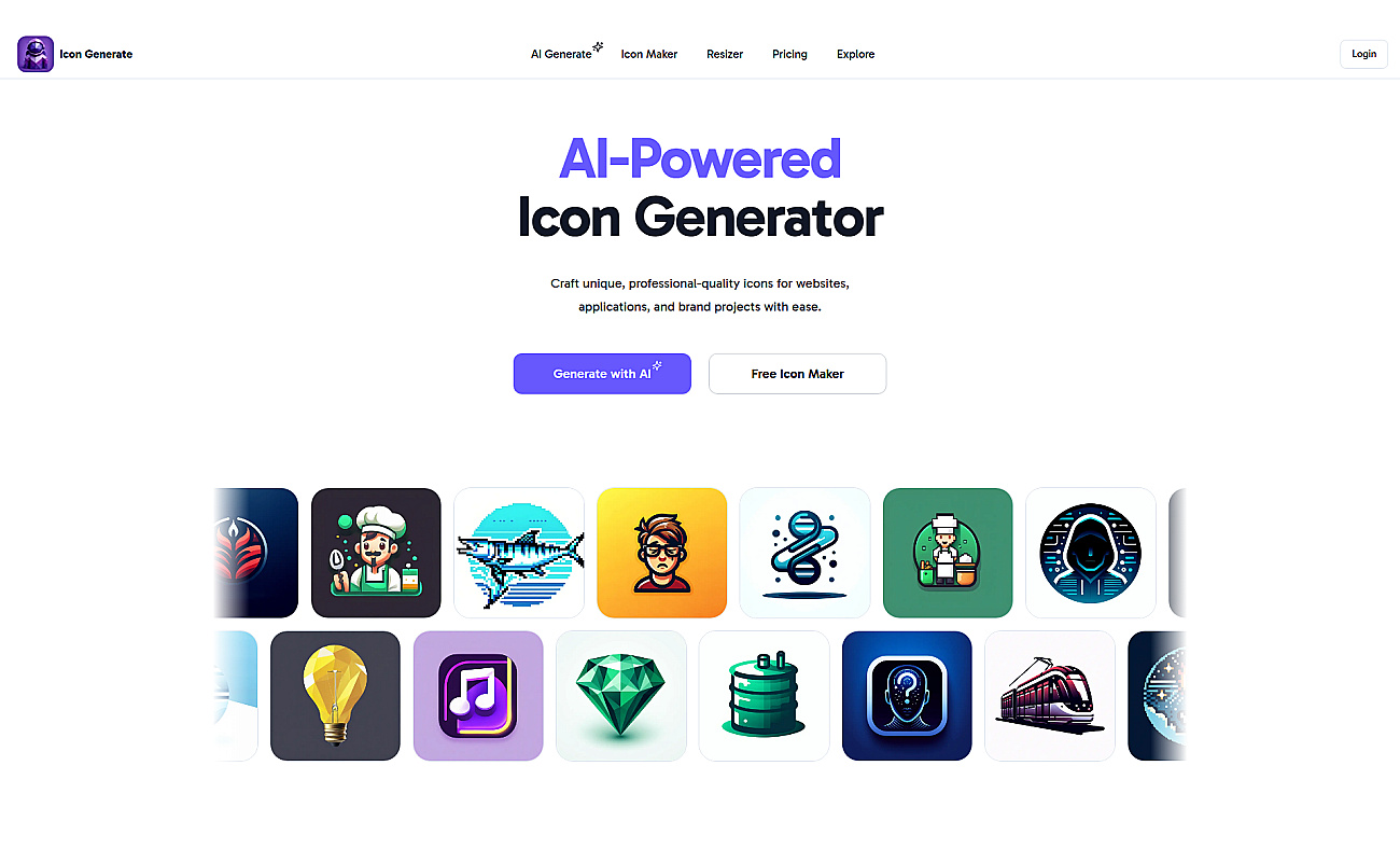 Icon generate screenshot