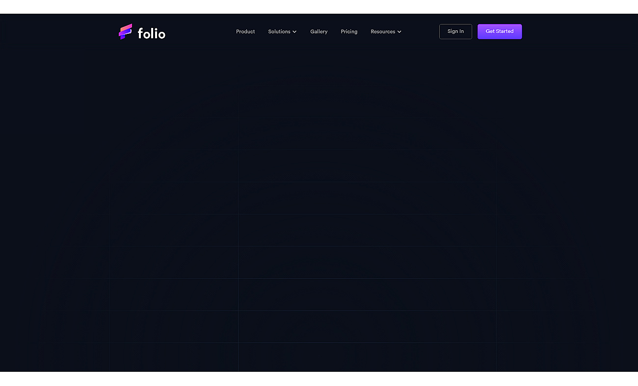 Folio screenshot