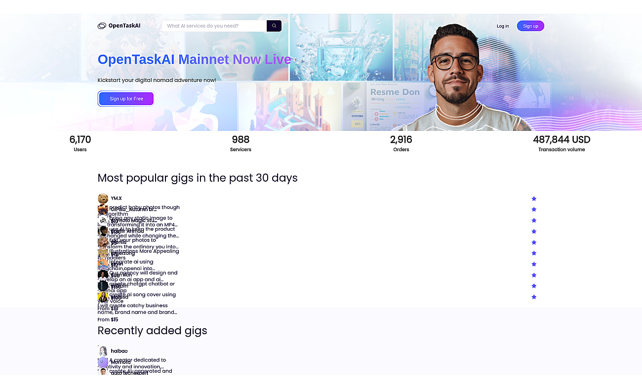 OpenTaskAI screenshot