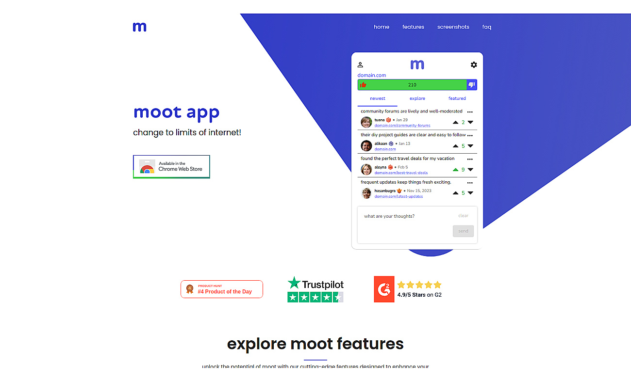 moot app screenshot