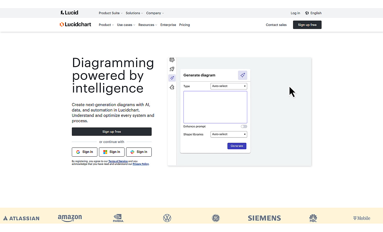 Lucidchart screenshot
