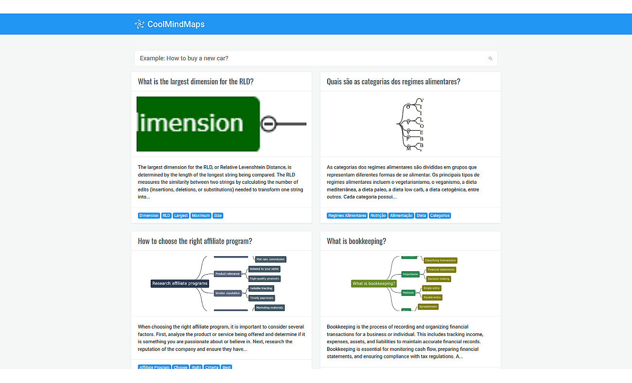 CoolMindMaps screenshot