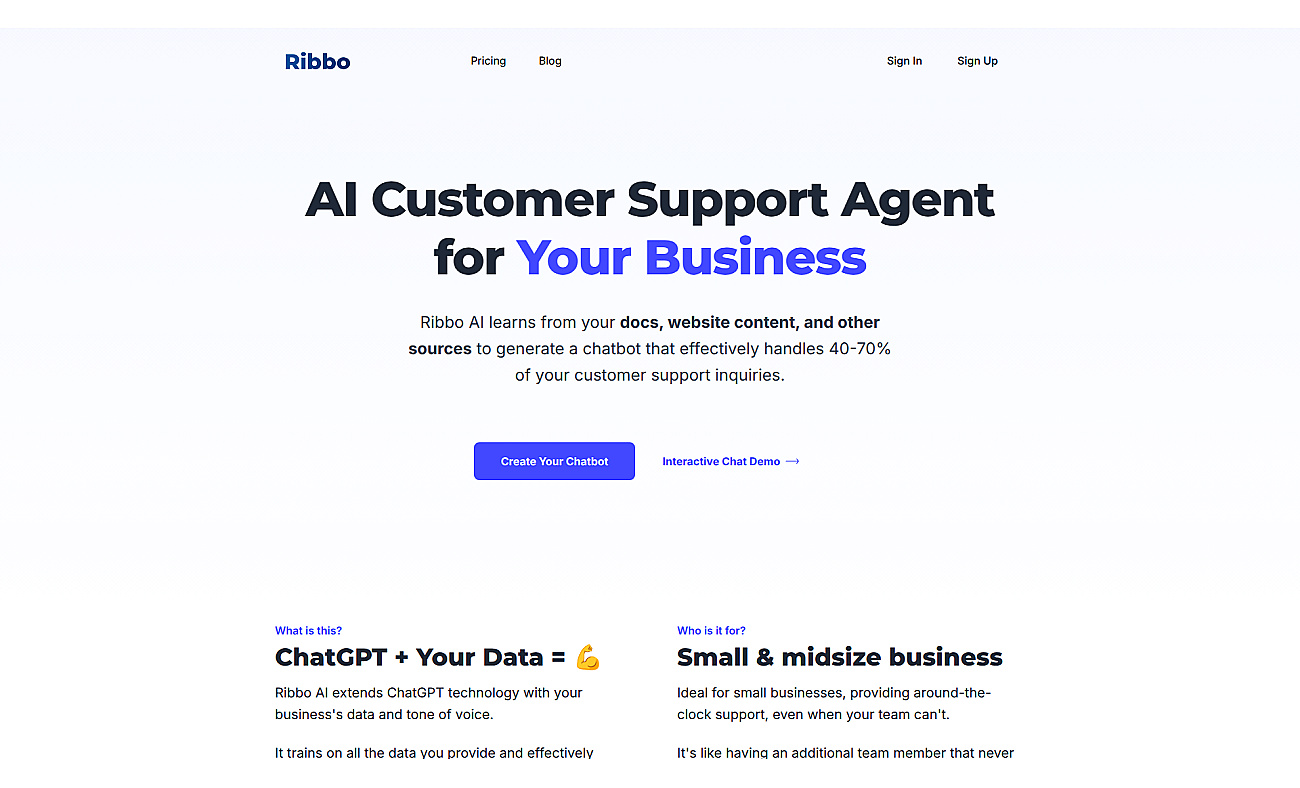Ribbo screenshot
