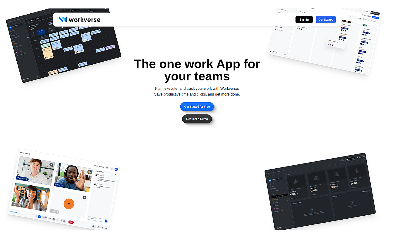 Workverse screenshot