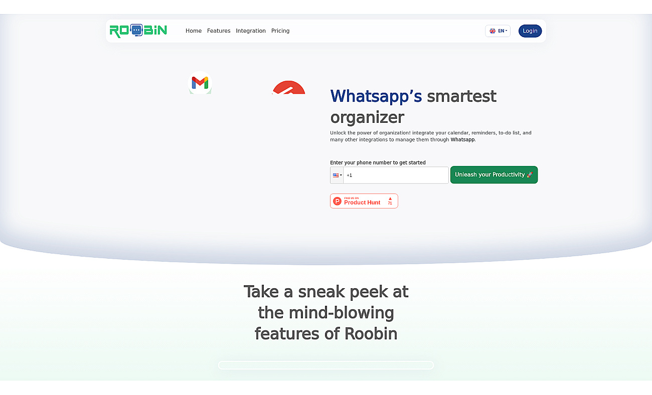 Roobin screenshot