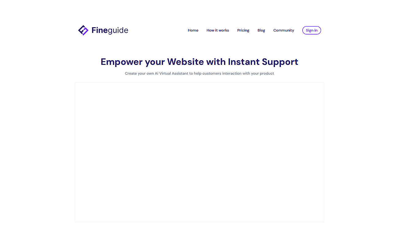 Fineguide screenshot