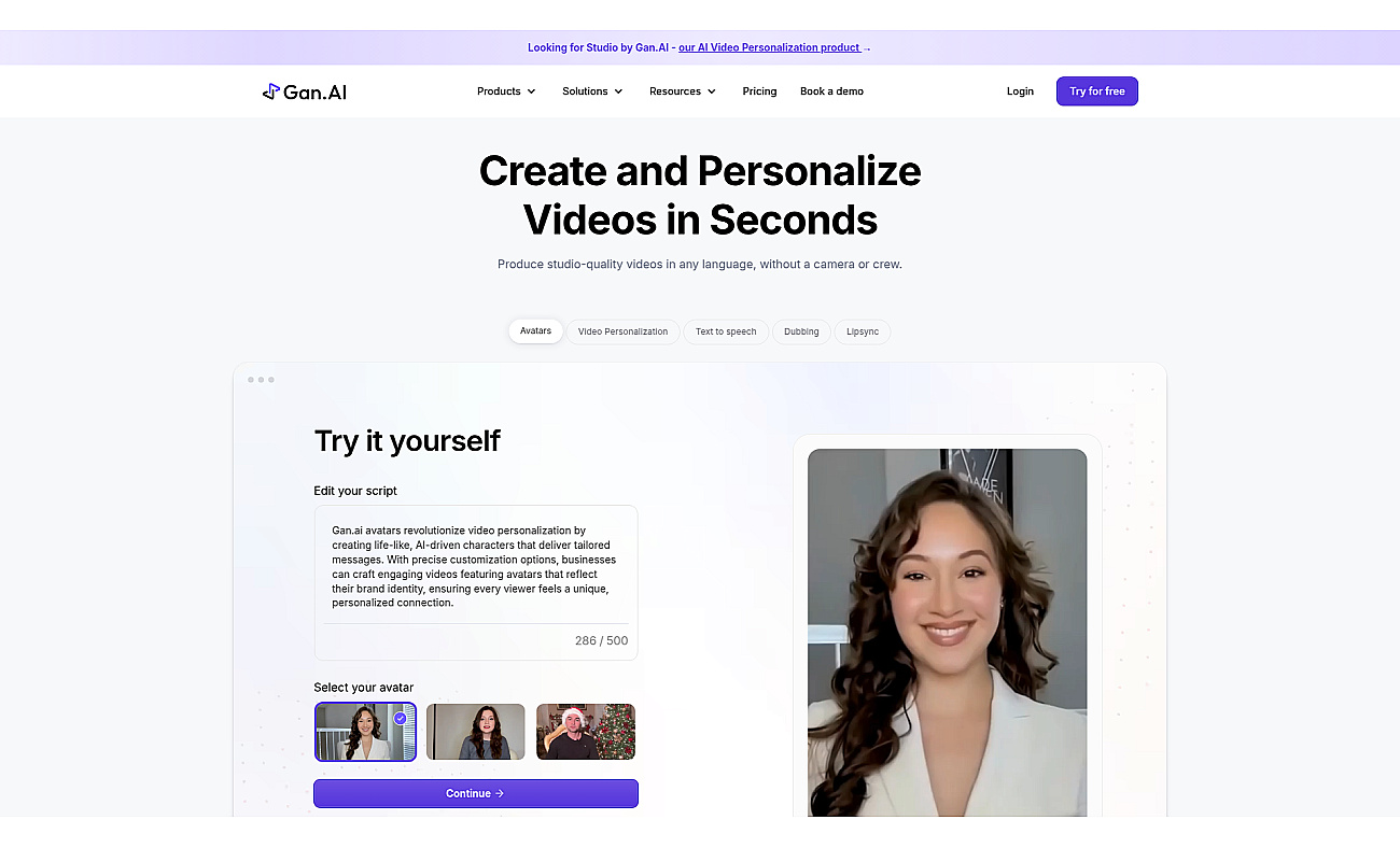 Gan.ai screenshot