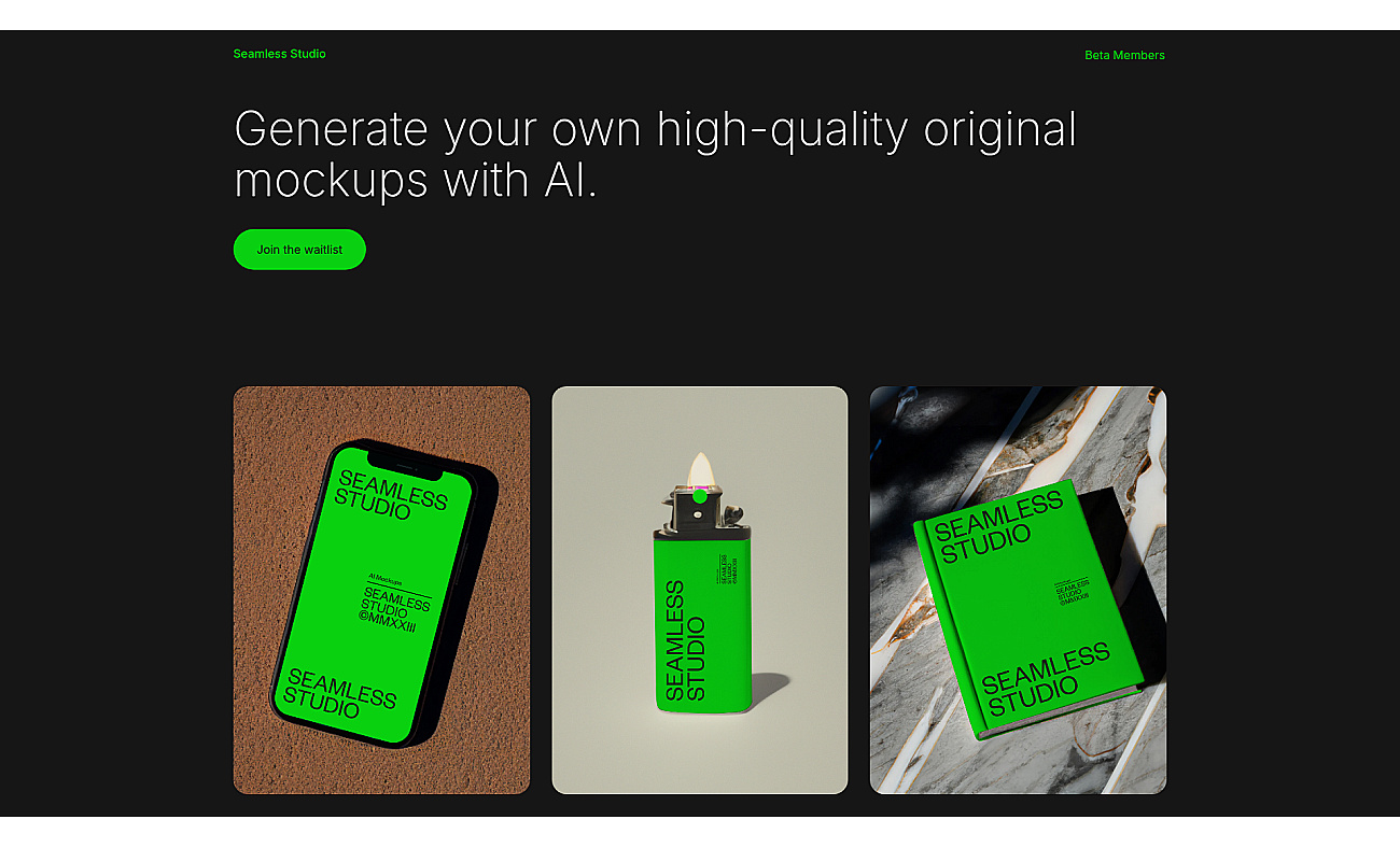 Seamless screenshot