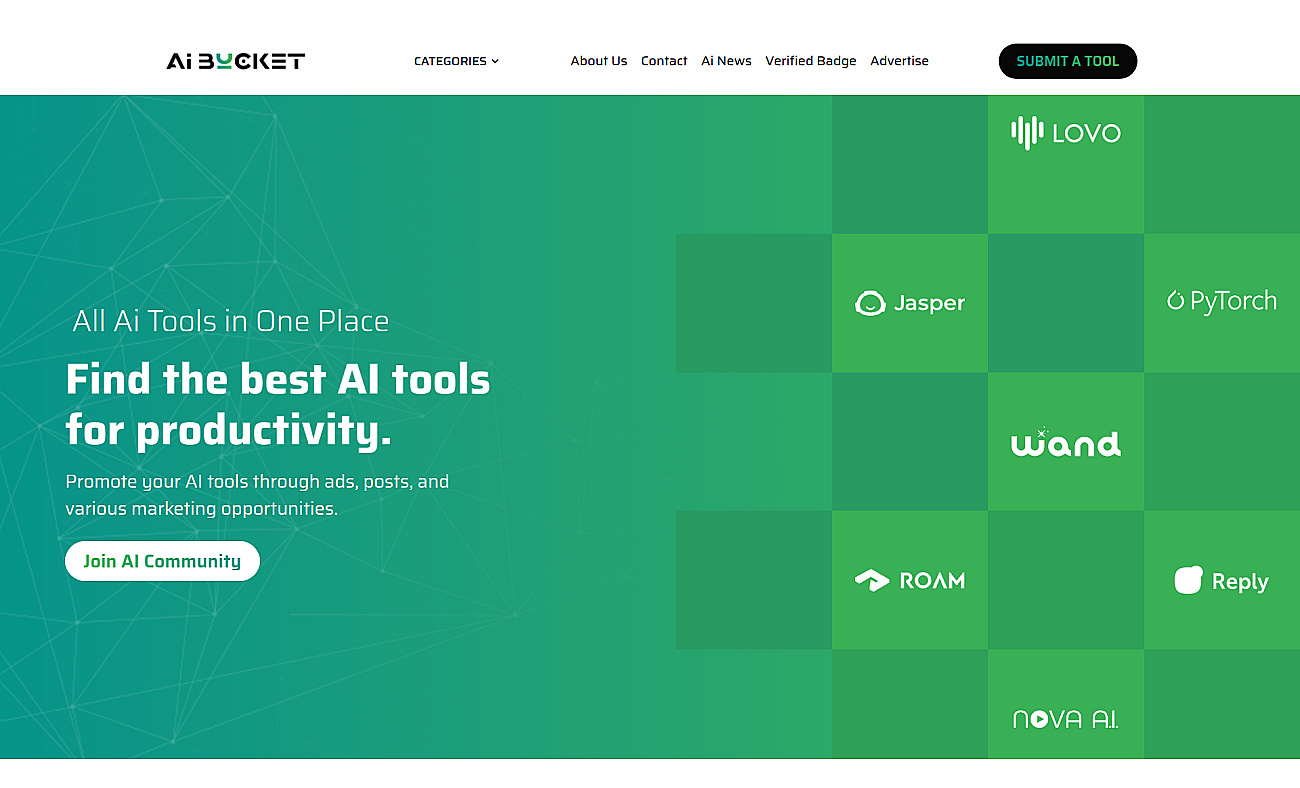 AiBucket screenshot