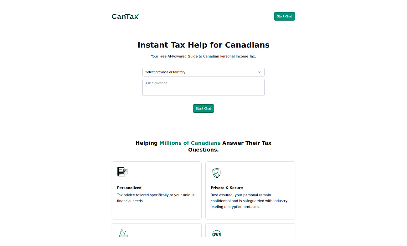 CanTax screenshot