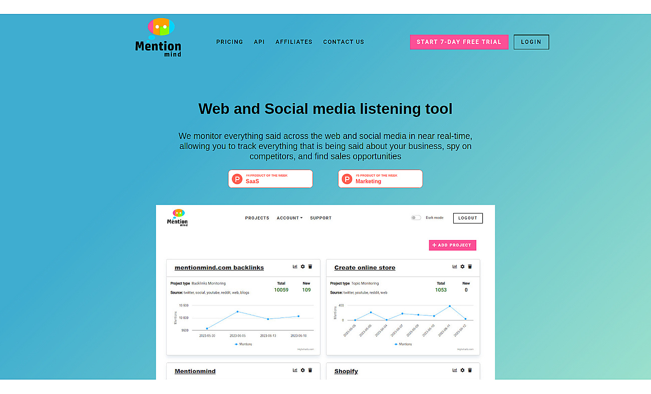 Mentionmind screenshot
