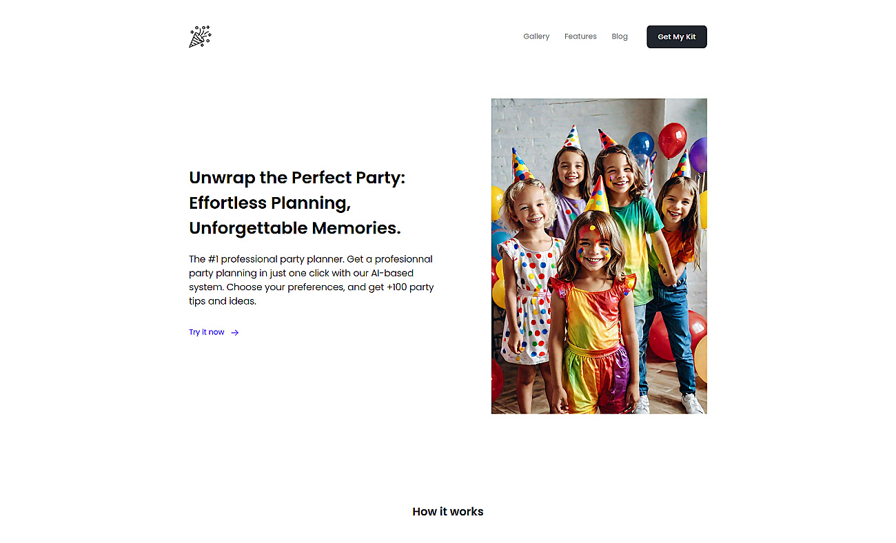 Partykit screenshot