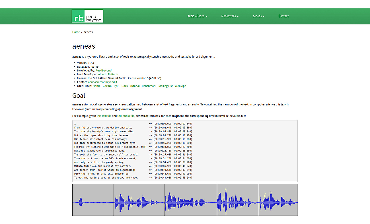 Aeneas screenshot