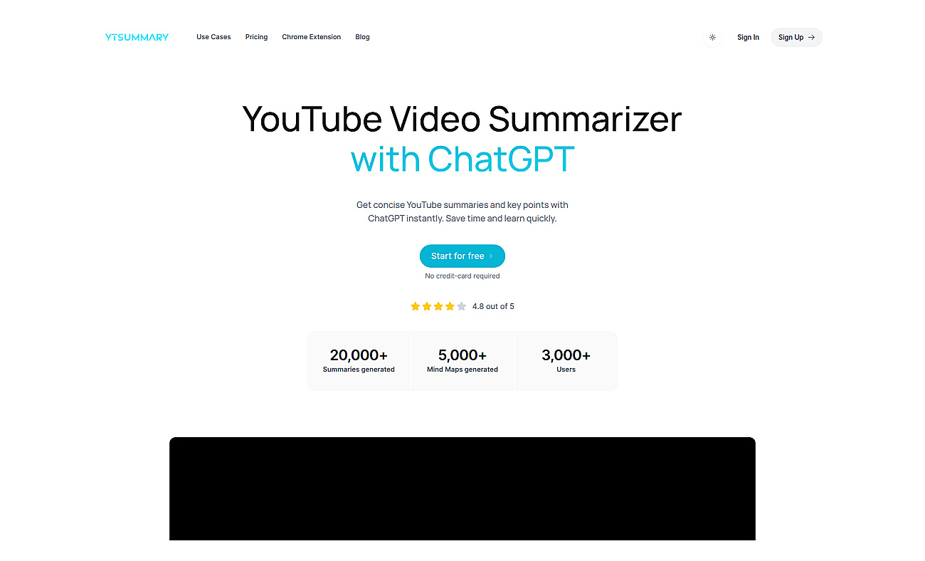 YTSummary screenshot