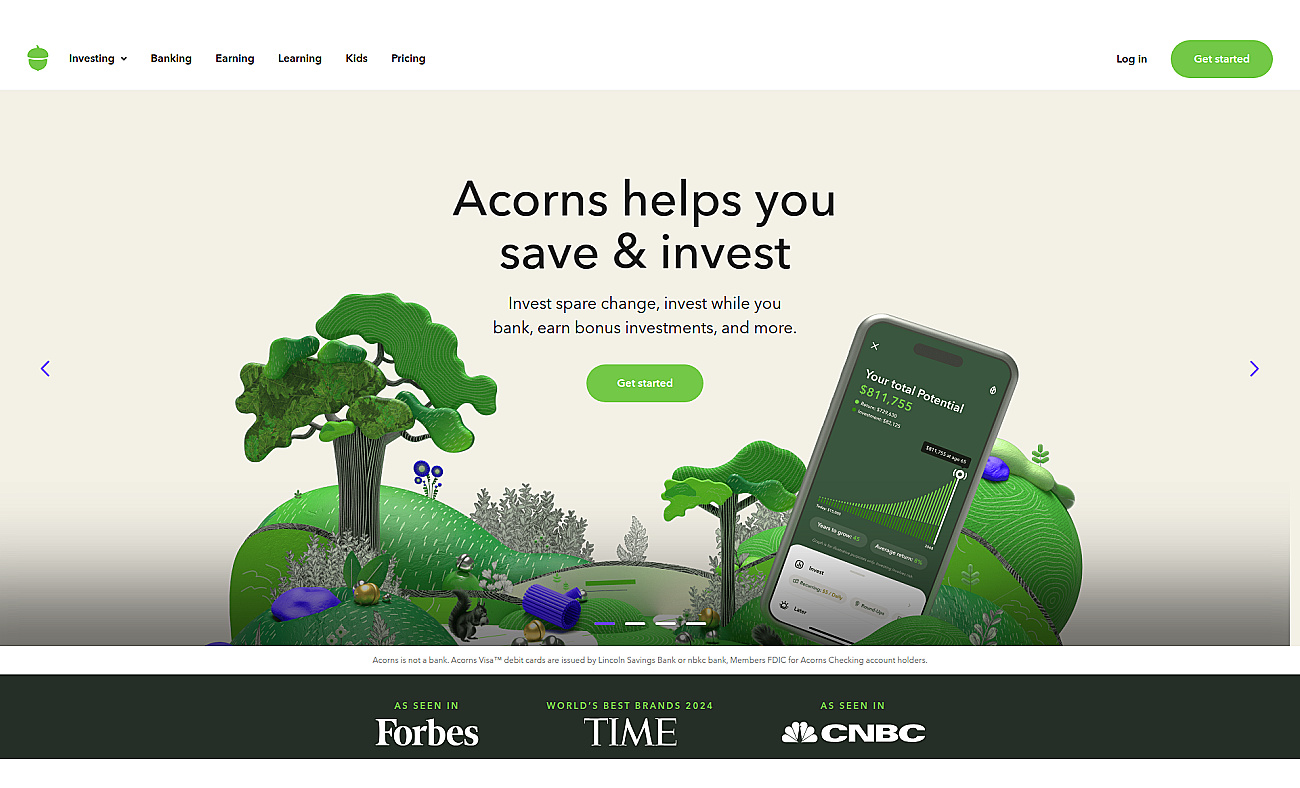 Acorns screenshot