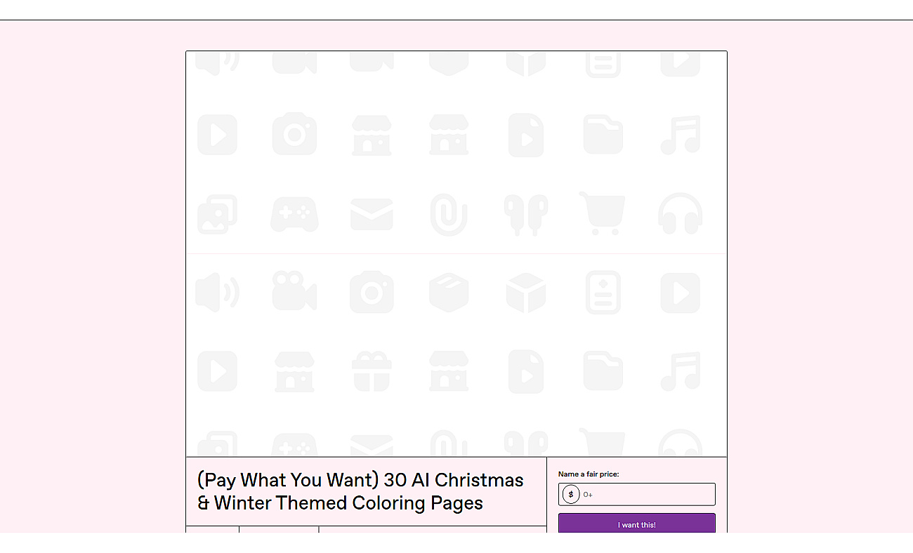 30 AI Christmas & Winter Coloring Pages screenshot