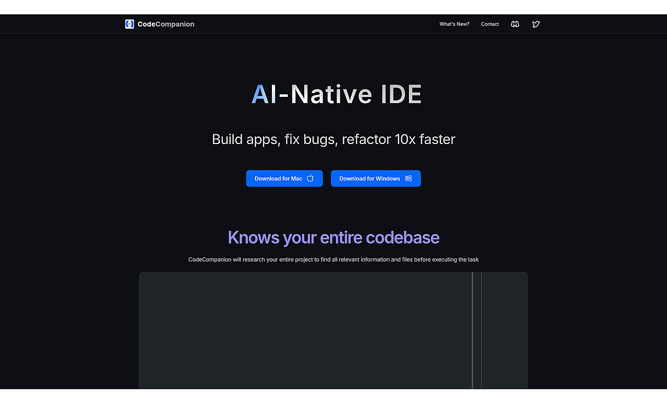 CodeCompanion screenshot