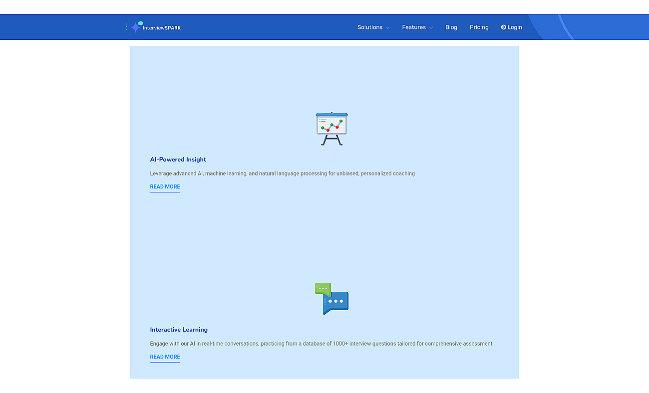 Interviewspark screenshot