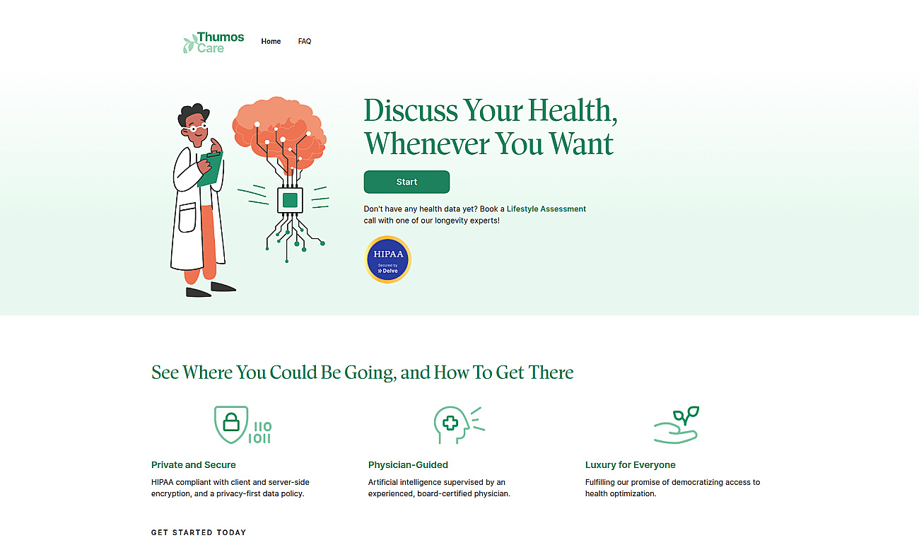 Thumos care screenshot