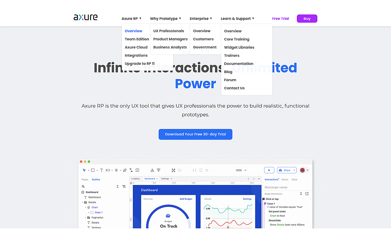 Axure screenshot