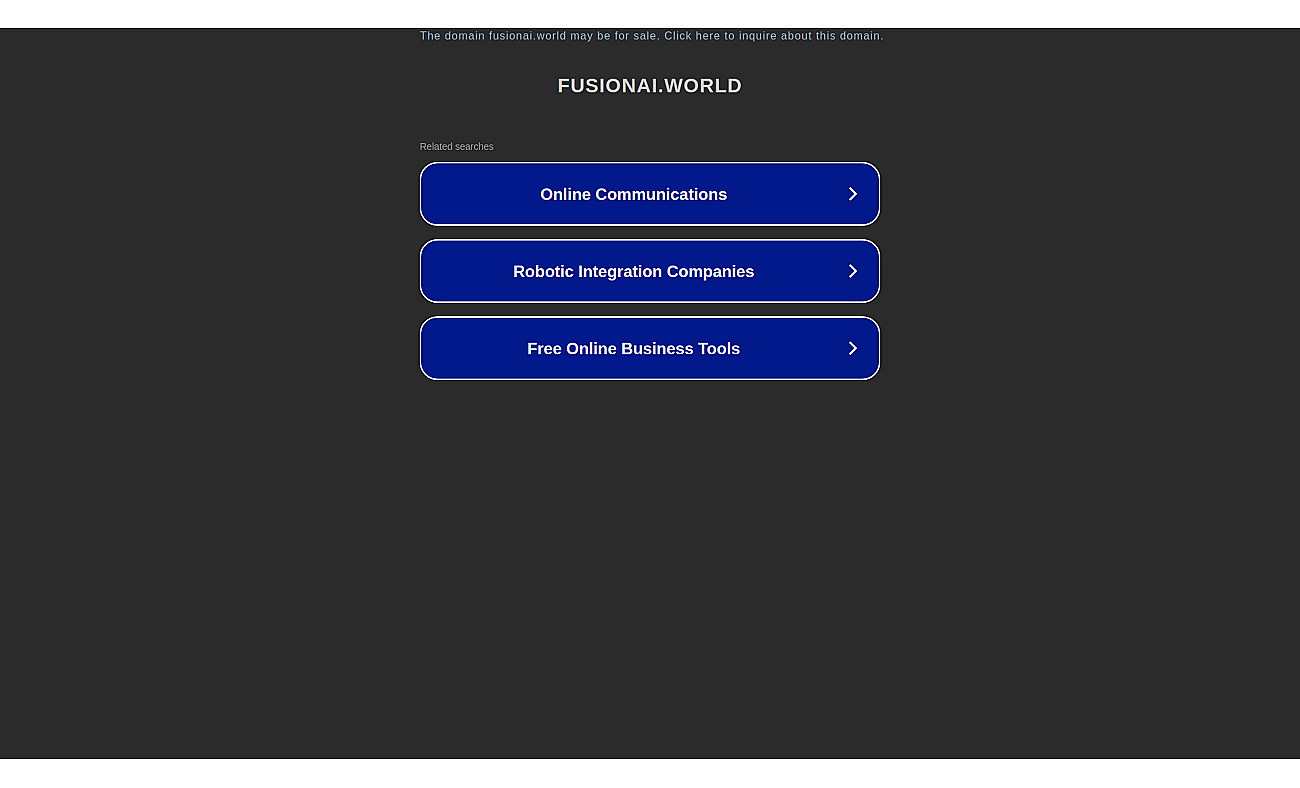 FusionAI screenshot