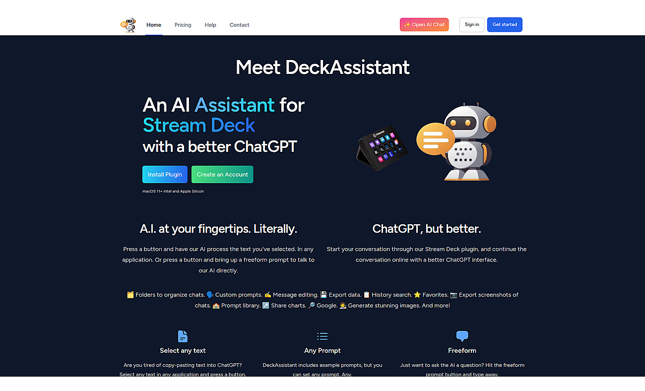 DeckAssistant screenshot