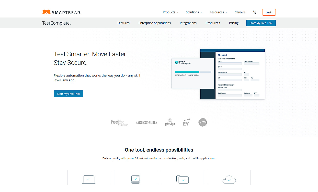 TestComplete screenshot