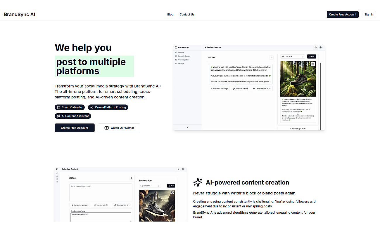 Brandsync ai screenshot