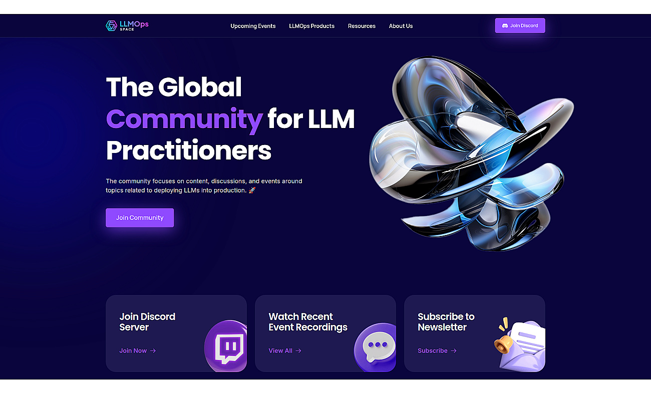 LLMOps.Space screenshot