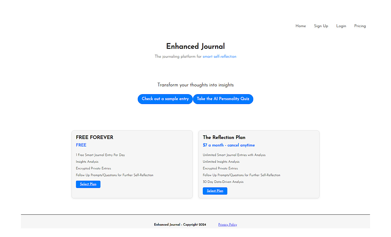 Enhanced Journal screenshot