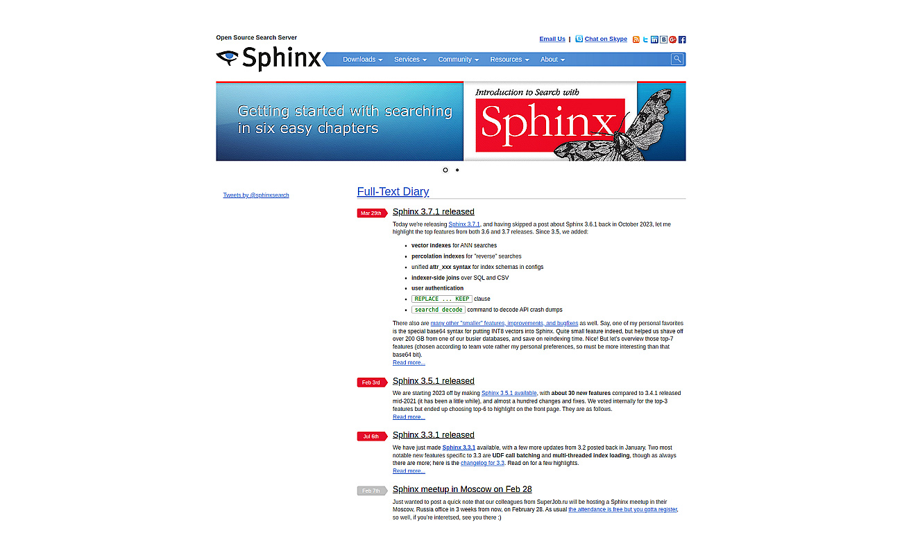 Sphinx screenshot