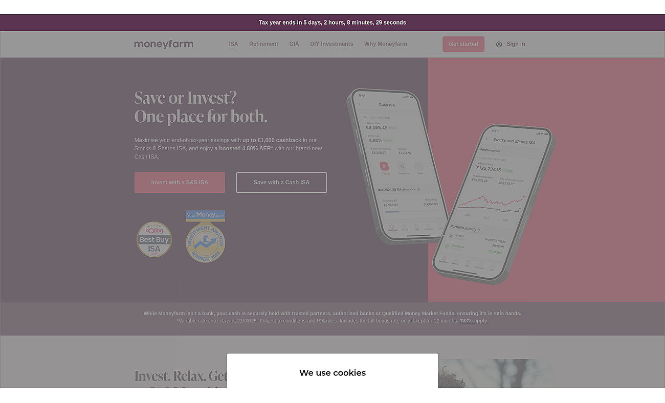 MoneyFarm screenshot